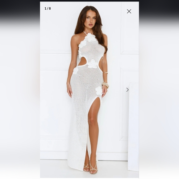 Hello Molly Dresses & Skirts - Hello Molly Monaco Sun Knit Halter Maxi Dress